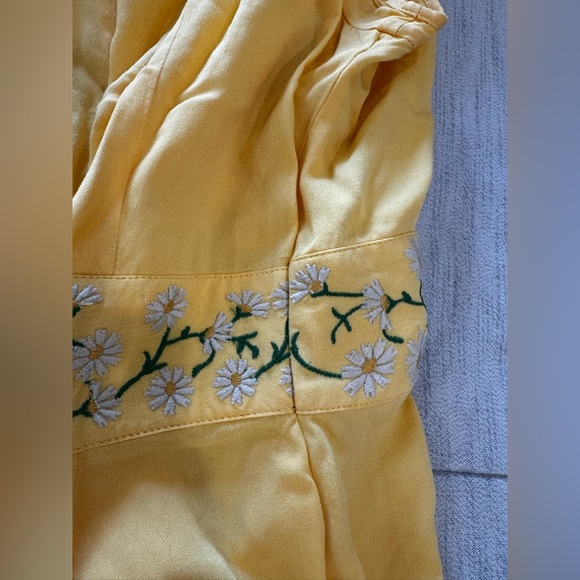 Trashy Diva Daisy Mae Yellow Embroidered Dress size 8 - Picture 4 of 7
